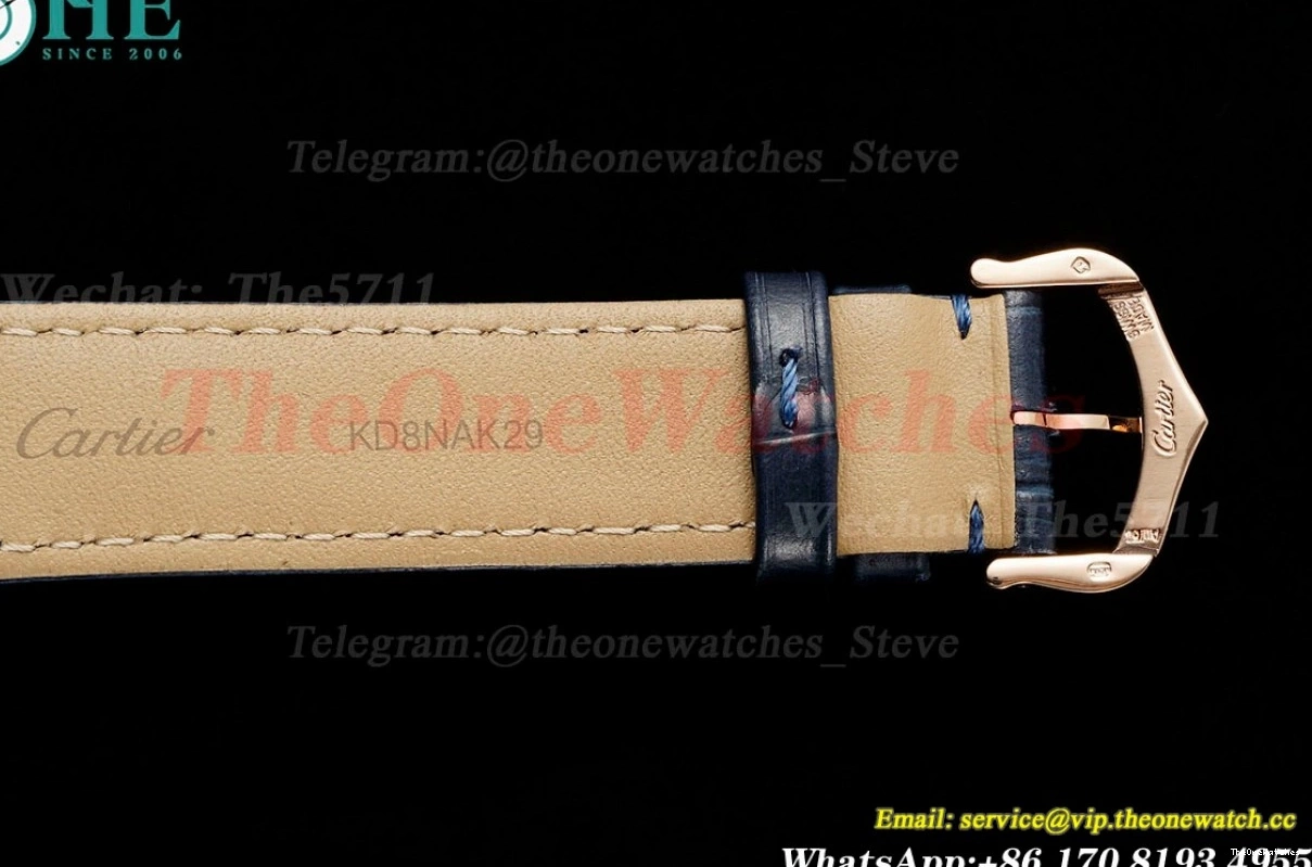 RG Santos Dumont LE Blue Dia Dial AF Quartz Silver 0329